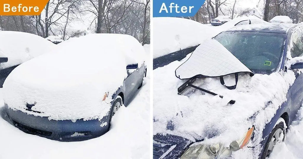 FrostHaven™ All-Season Car Windshield Snow & Ice Cover – Universal Fit