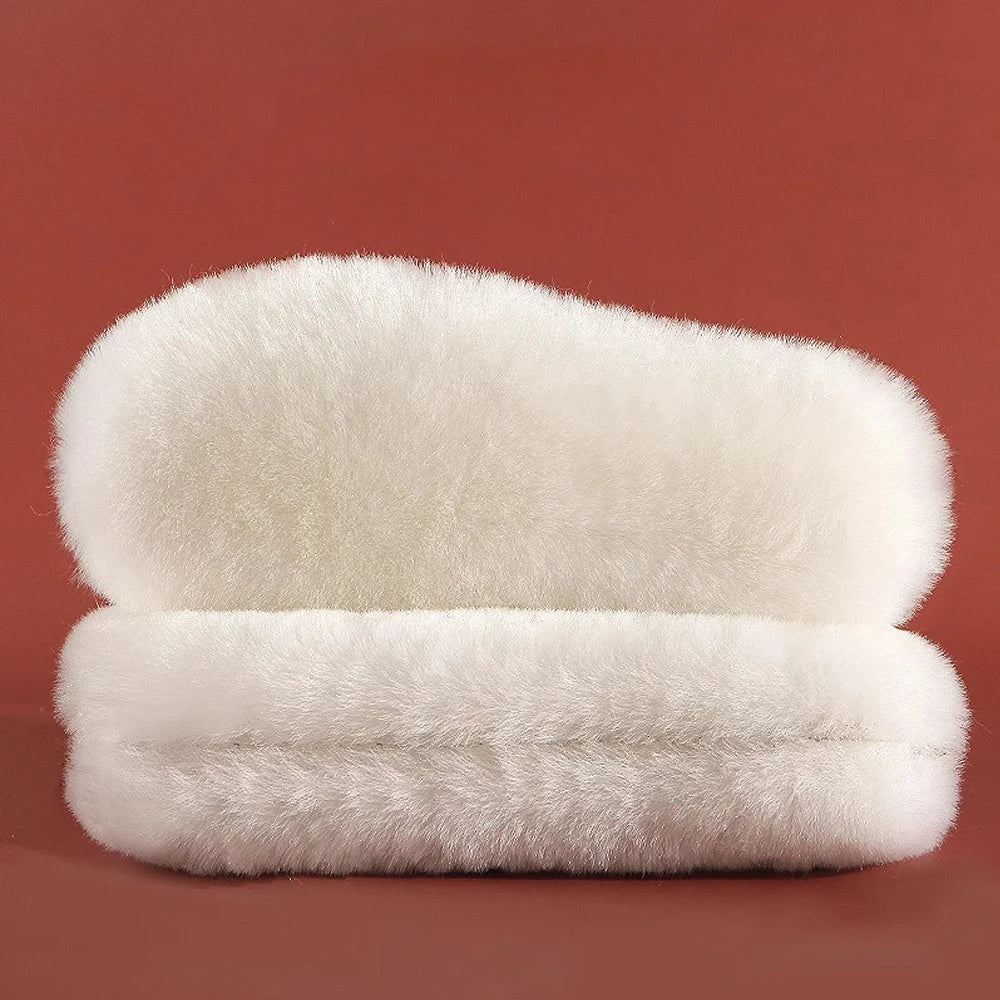 FrostHaven™ Genuine Sheepskin Insoles – Warm Winter Foot Comfort