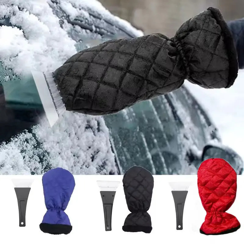 FrostHaven™ Insulated Ice Scraper Mitt – Warm, Waterproof Glove