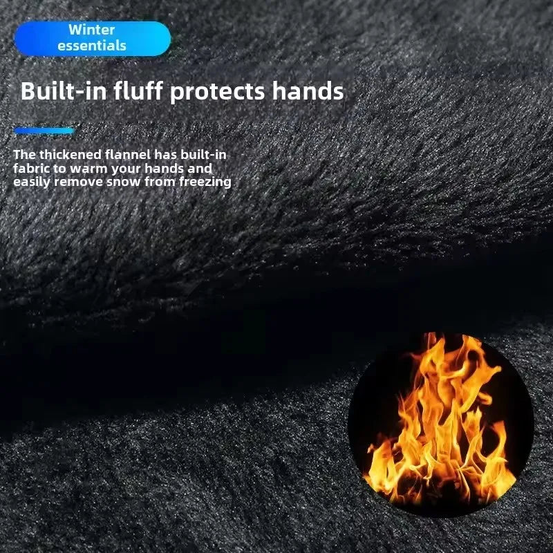 FrostHaven™ Insulated Ice Scraper Mitt – Warm, Waterproof Glove