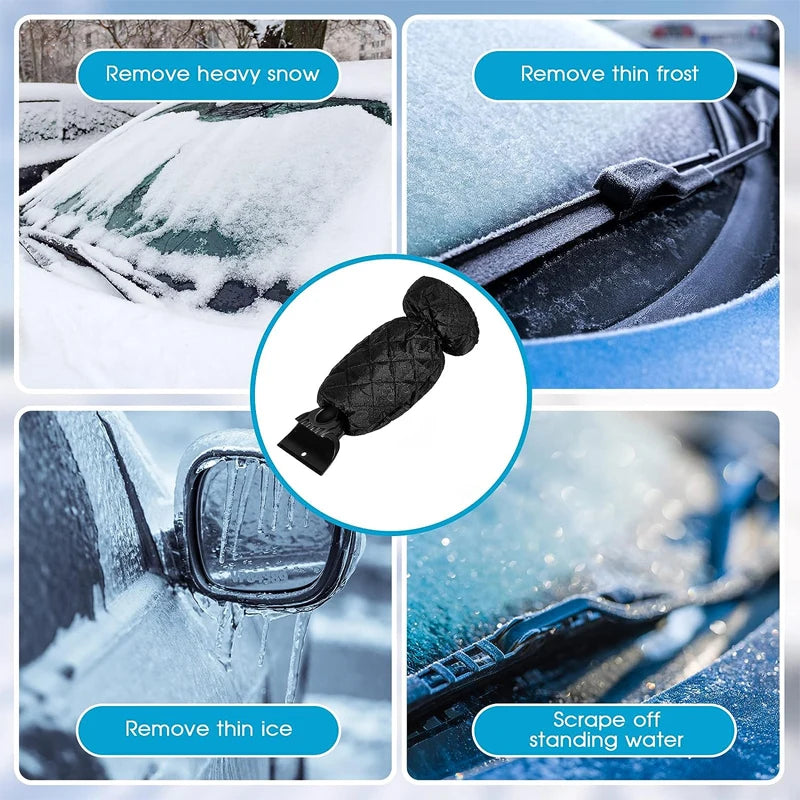 FrostHaven™ Insulated Ice Scraper Mitt – Warm, Waterproof Glove