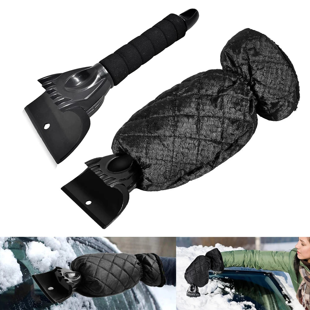 FrostHaven™ Insulated Ice Scraper Mitt – Warm, Waterproof Winter Glove