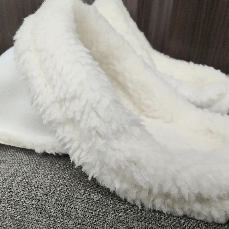 FrostHaven™ Plush Ankle Boot Liners – Ultra-Warm Removable Winter Insoles (Women & Men)