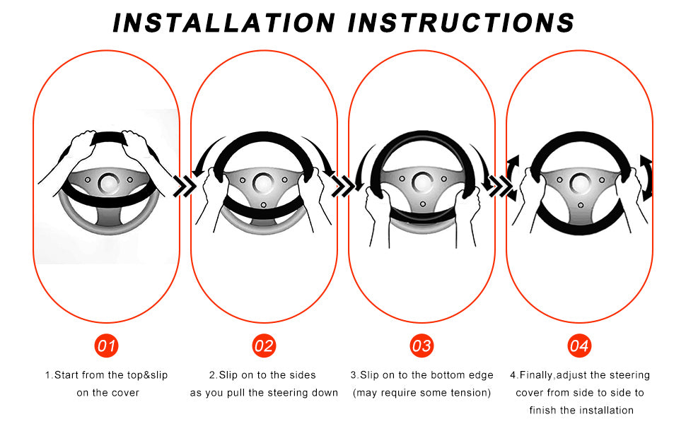 FrostHaven™ Fluffy Steering Wheel Cover – Universal Plush Winter Grip